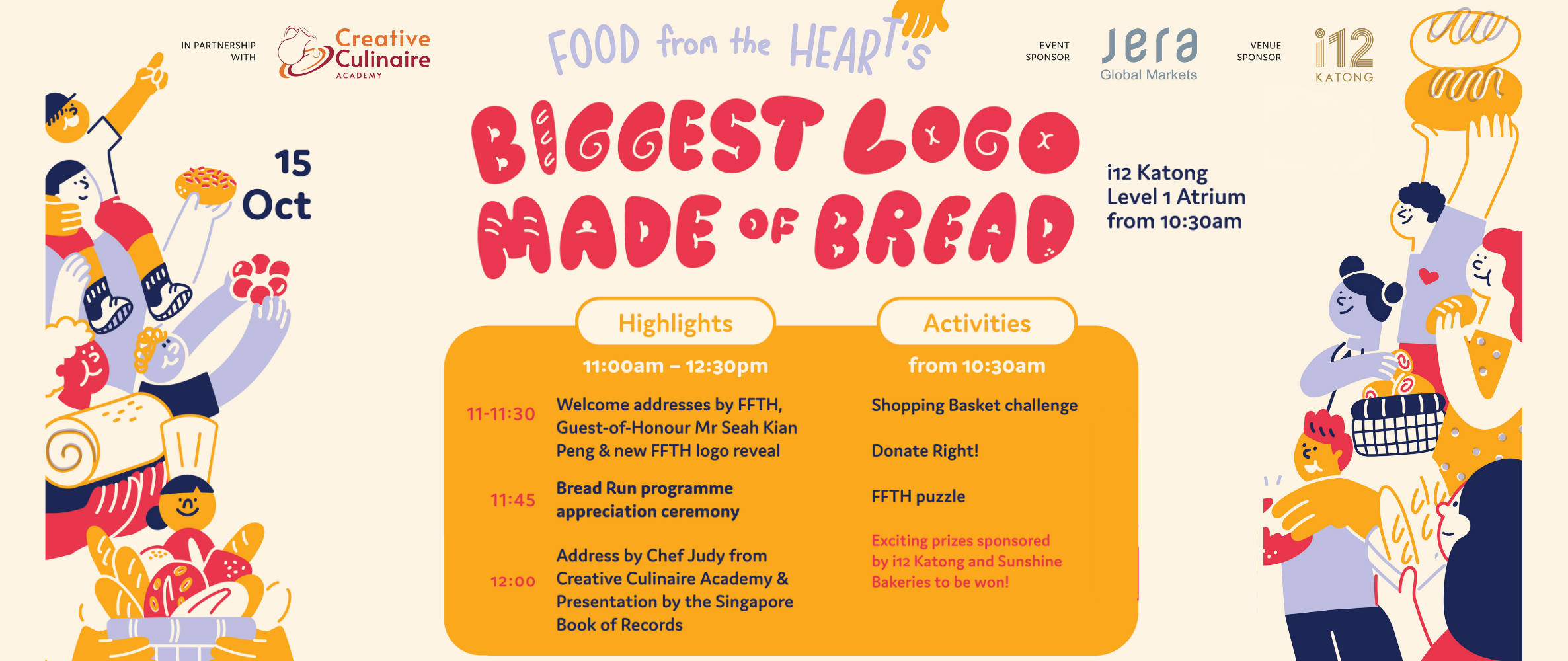 Biggest Logo Made of Bread Event